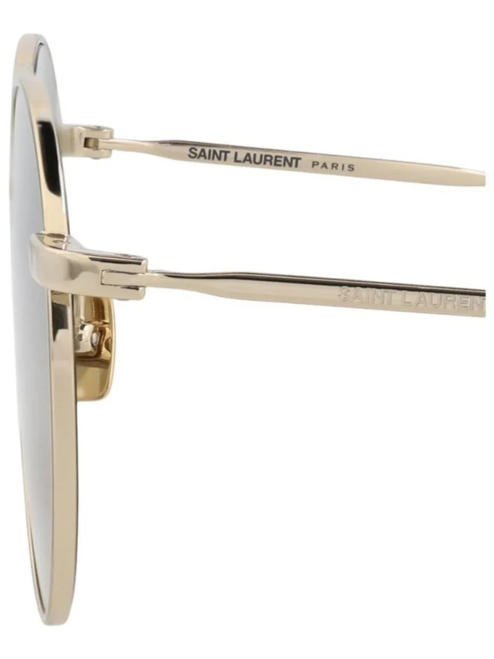 New Saint Laurent Mens Round/Oval Gold Gold Green Fashion Designer Sunglasses